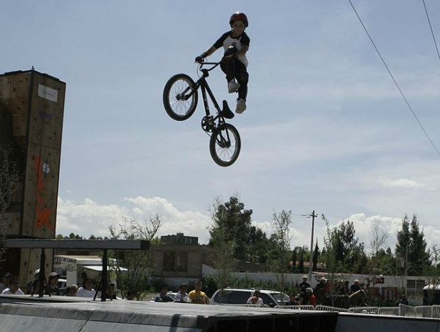 In the air 